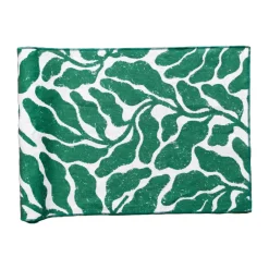 Fine Little Day Caminos De Mesa|Caminos De Mesa<Camino de mesa Leaves 45x180 cm, Green VerdeBlanco