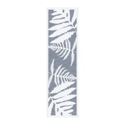 Ekelund Linneväveri Caminos De Mesa|Caminos De Mesa<Camino de mesa Ormbunkar 35x120 cm, Azul-blanco AzulBlanco