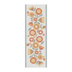Ekelund Linneväveri Camino de mesa Solblomma, 35x100 cm Amarillo Hot