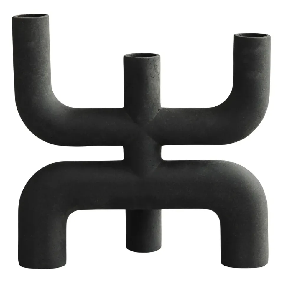 101 Copenhagen Candelabro Cobra 25x25 cm, Black Negro Best