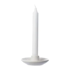 ERNST Candelabros<Candelabro Ø10,5x3,5 cm, Blanco