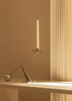 Audo Copenhagen Candelabros<Candelabro Interconnect 42,5 cm, Stainless steel Plateado