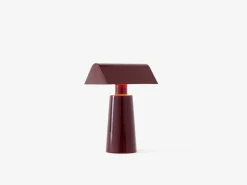 &Tradition Lámparas De Cama|Lámparas Portátiles<Caret MF1 portable Lámpara de mesa, Dark burgundy Rojo