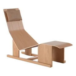 Massproductions Chaiselong 4PM, Cerezo americano Beige New