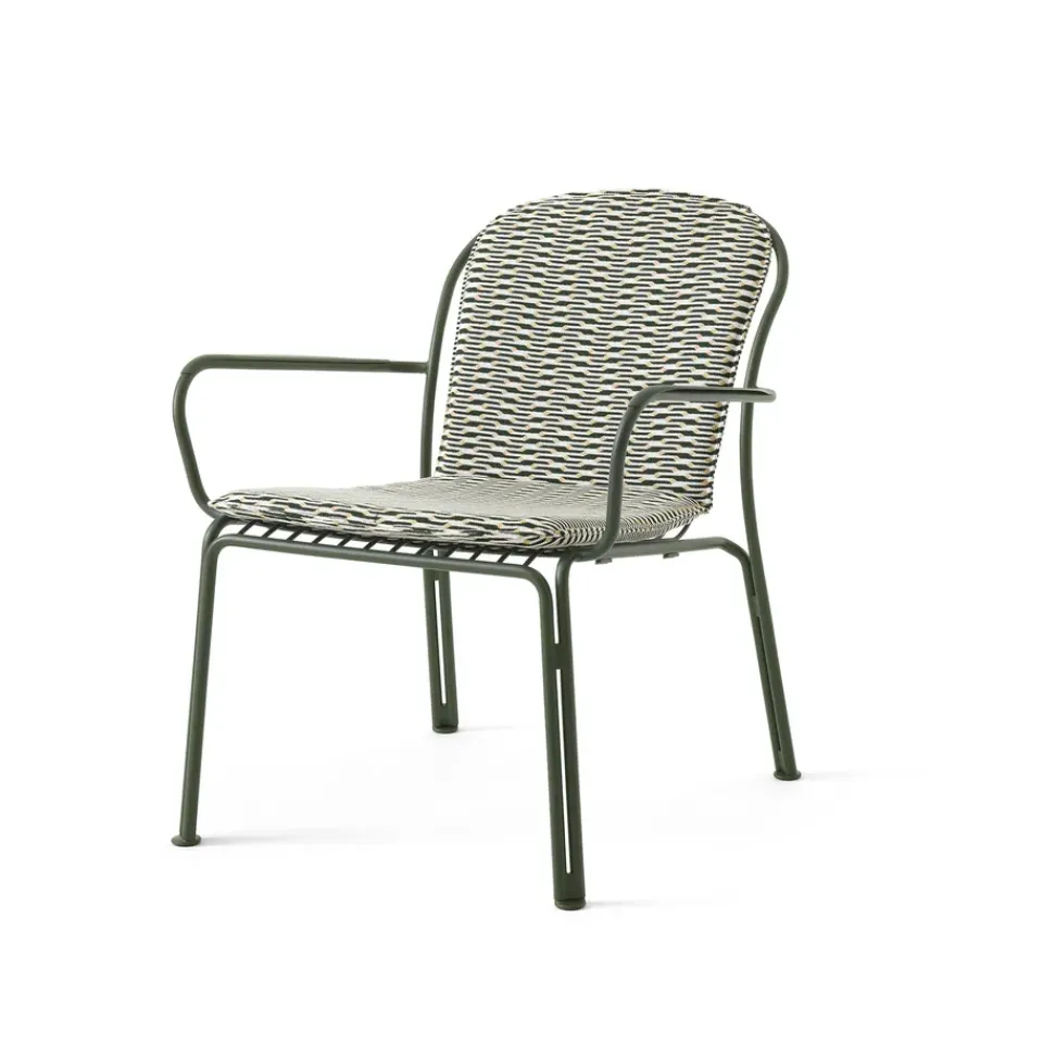 &Tradition Cojín de silla Thorvald Lounge Chair SC100/SC101, Sunbrella Marquetry Bora Verde Sale