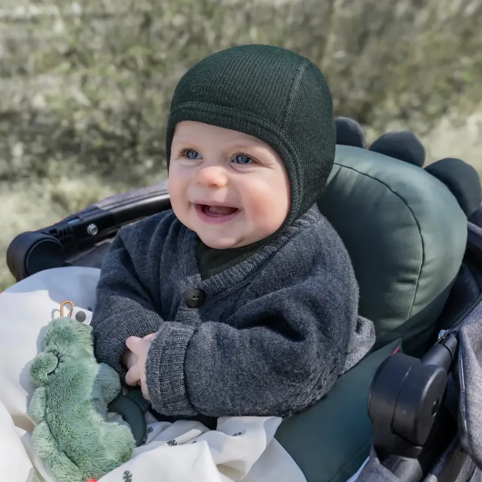Done by deer Cojín para carrito Croco, Green Verde New