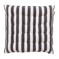 ERNST Cojín para silla 40x40 cm, Blanco natural-gris oscuro BlancoGris Discount