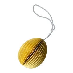 DBKD Decoración De Pascua<Colgante de pascua Ovoid papel 7 cm, Yellow Amarillo