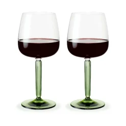 Kähler Copas De Vino<Copa de vino tinto Hammershøi 49 cl 2-pack, Transparente- Verde