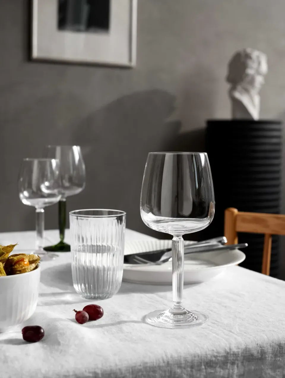 Kähler Copa de vino tinto Hammershøi 49 cl 2-pack, Transparente Clearance