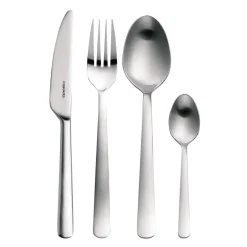 Fiskars Cuberterías Combinadas<Cubertería Functional Form mate, 16 piezas Plateado