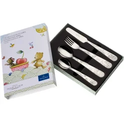 Villeroy & Boch Cubiertos Infantiles<Cubiertos infantiles Hungry as a Bear 4 piezas, acero inoxidable Plateado