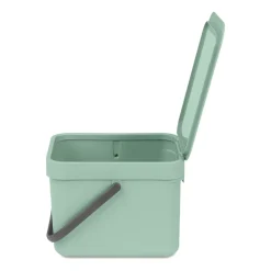 Brabantia Cubo de basura Short & Go 6L, Jade green Verde Clearance