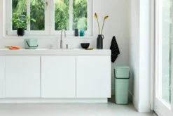 Brabantia Cubo de basura Short & Go 6L, Jade green Verde Clearance