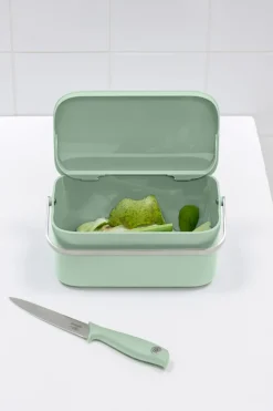 Brabantia Cubo para restos de comida Sinkside 13x22 cm, Jade green Verde Clearance