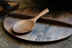 Satake Cubiertos De Servir<Cuchara para arroz 24 cm, Nogal Marrón