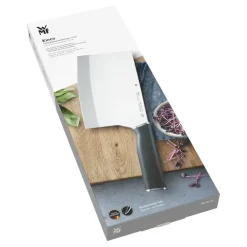 WMF Cuchillo chino de chef Kineo cromargan, 15 cm PlateadoNegro Hot