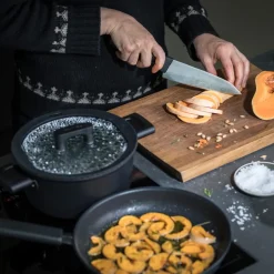 Fiskars Cuchillo de chef Hard Edge 20 cm, acero inoxidable Negro Online