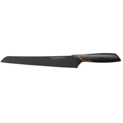 Fiskars Cuchillo Edge, cuchillo de pan Negro Hot