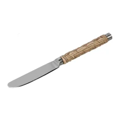 ERNST Cuchillos De Untar<Cuchillo para mantequilla con mango trenzado, Alga marina, 17 cm Beige
