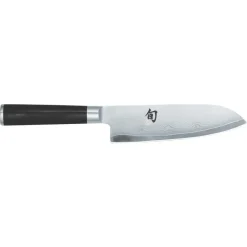 KAI Cuchillo santoku Shun Classic, 18 cm PlateadoNegro Clearance