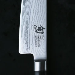KAI Cuchillo santoku Shun Classic, 18 cm PlateadoNegro Clearance