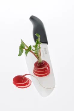 Kyocera Cuchillo santoku FK de cerámica, 16 cm BlancoNegro Outlet