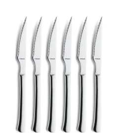 Amefa Cuchillos de carne Chuletero 6-pack, Acero inoxidable Plateado Outlet