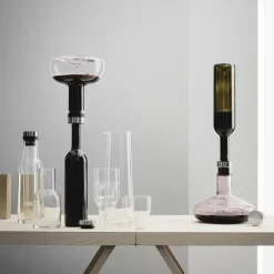 Audo Copenhagen Decantadores De Vino<Decantador de vino Deluxe, acero inoxidable Transparente
