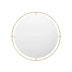 Audo Copenhagen Espejo Nimbus, Polished brass, ø110 Color dorado Online