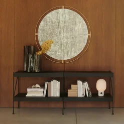 Audo Copenhagen Espejo Nimbus, Polished brass, ø110 Color dorado Online