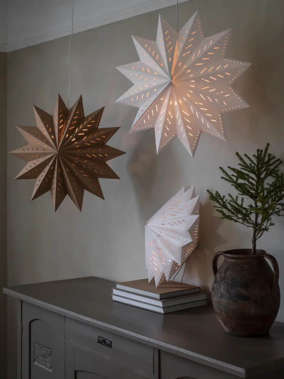 PR Home Estrellas De Navidad<Estrella de adviento Alfa , 50 cm Marrón