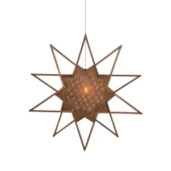 Globen Lighting Estrella de Adviento Karin Ø70 cm, Marrón Hot