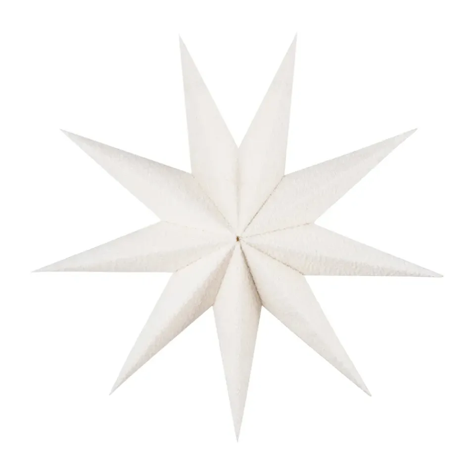Globen Lighting Estrella de Navidad Stella Bouclé 60, Blanco Hot