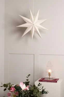 Globen Lighting Estrella de Navidad Stella Bouclé 60, Blanco Hot