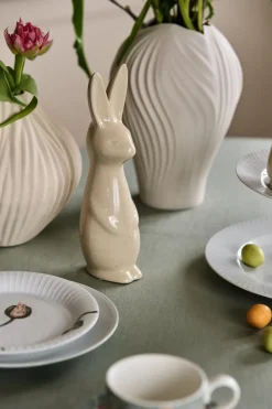 DBKD Decoración De Pascua<Figura Swedish rabbit large, Vanilla Blanco