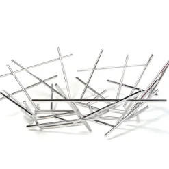 Alessi Frutero Blow up, acero inoxidable GrisPlateado