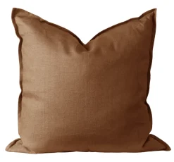 Scandi Living Fundas De Cojín<Funda de cojín Calm lino 50x50 cm, Almond Brown Marrón