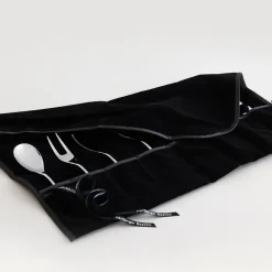 Hardanger Bestikk Funda para cubiertos de servicio Hardanger, Negro Best