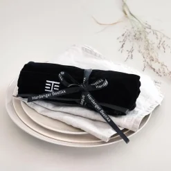 Hardanger Bestikk Funda para cubiertos de servicio Hardanger, Negro Best