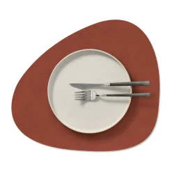 LIND DNA Manteles Individuales<Individual Nupo curve M, Sienna Rojo