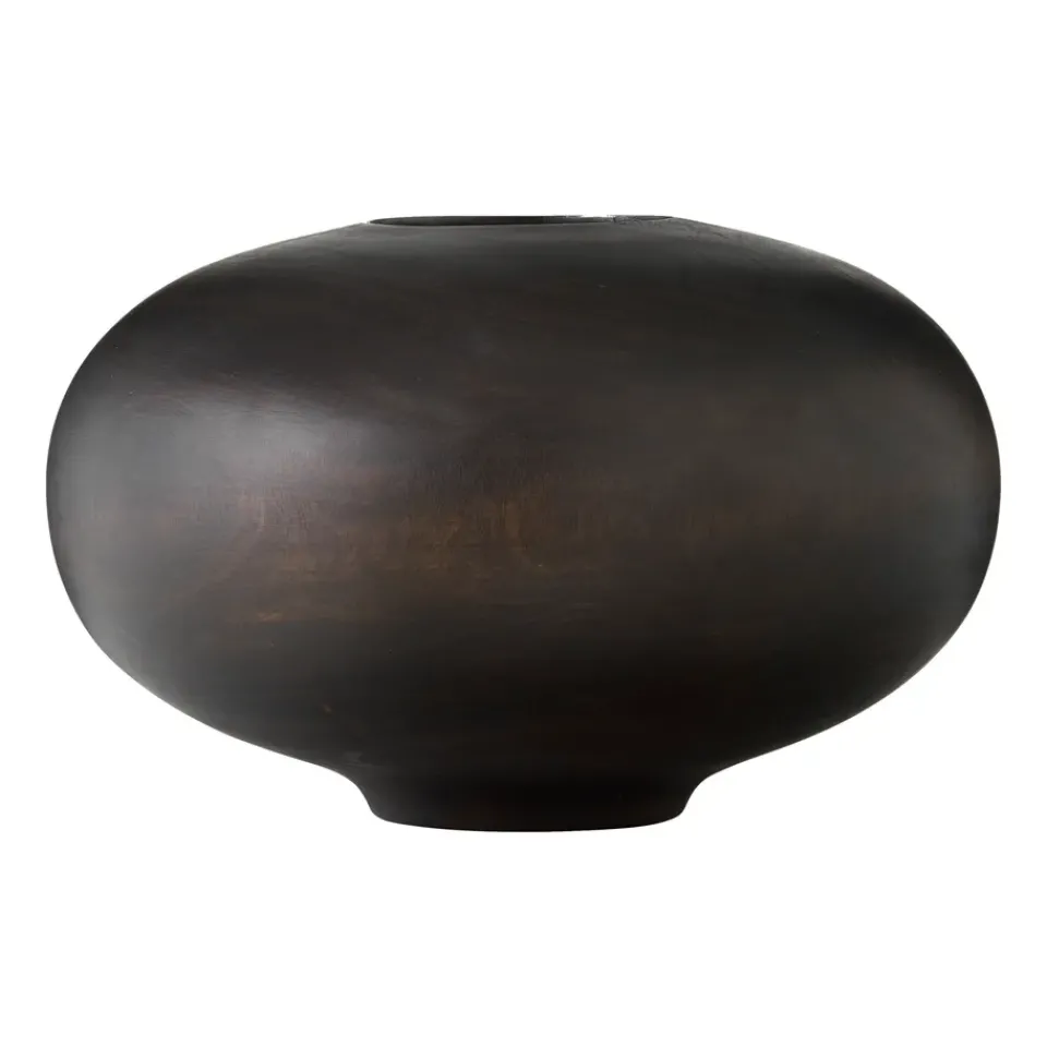 Audo Copenhagen Jarrones<Jarrón Surround 17,5 cm, Madera de mango Marrón