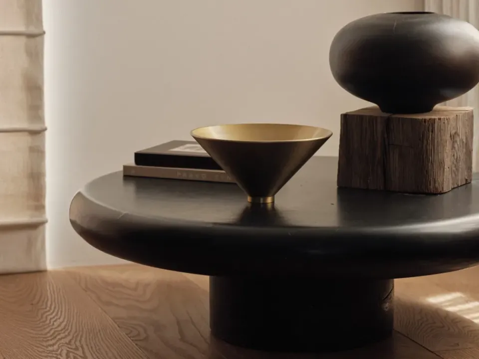 Audo Copenhagen Jarrones<Jarrón Surround 17,5 cm, Madera de mango Marrón