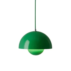 &Tradition Lámpara colgante FlowerPot VP1, Signal green Verde