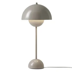 &Tradition Lámpara de mesa FlowerPot VP3, gris-beige BeigeGris