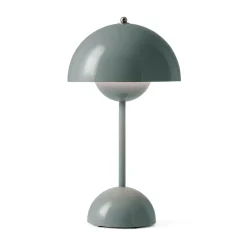 &Tradition Lámparas Portátiles|Lámparas De Mesa Y Escritorio<Lámpara de mesa Flowerpot portable VP9, Stone blue Azul