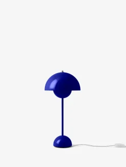 &Tradition Lámpara de mesa FlowerPot VP3, Cobalt blue Azul Hot