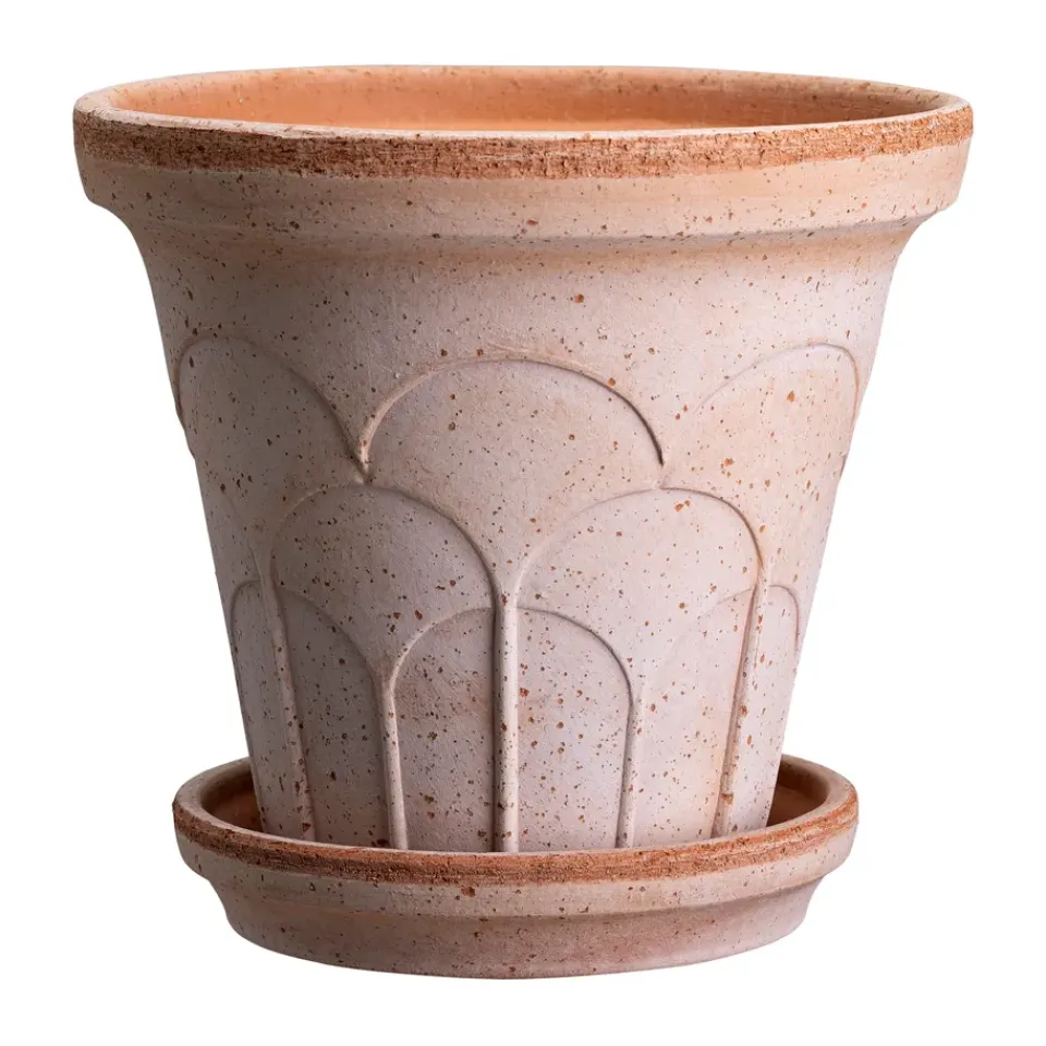 Bergs Potter Maceta Fleur con plato, 2 piezas, , Ø21 cm Rosa Sale