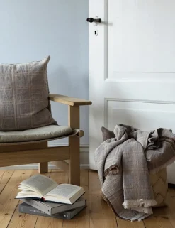 Elvang Denmark Manta Dahlia 130x180 cm, Brown MarrónGris Sale