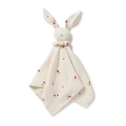 Garbo&Friends Mantas Infantiles|Mantas Infantiles<Manta de apego Poppy Muslin, 48x48 cm Rojo